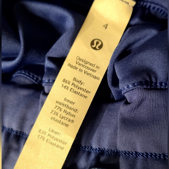Lululemon Track That Midrise MR Short 5" Lined Regatta Blue RGTB - Picture 4 of 5